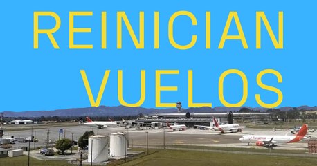 Reinician vuelos nacionales