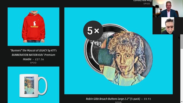 RJ Gibb joins Andrew Eborn to talk about KTT Legacy's launch of The Official Robin Gibb Commemorative Collection