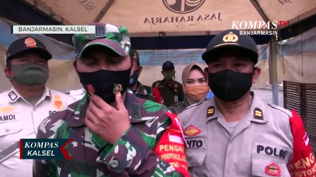 Razia Masker di Terminal Induk Banjarmasin, 20 Pelanggar Terjaring
