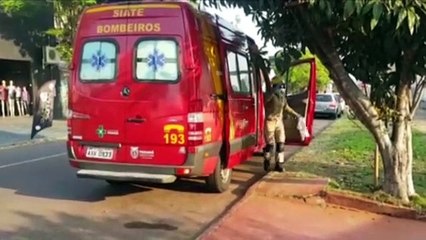Idoso sofre acidente com serra e precisa ser socorrido no Bairro Coqueiral