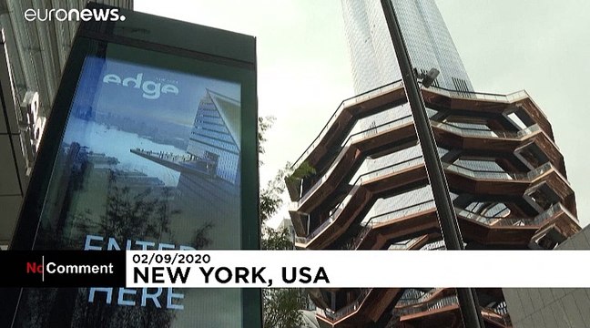 New York vu d'en haut depuis le Edge Hudson Yards Observation Deck