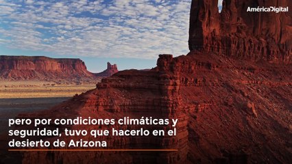El ilusionista David Blaine voló con globos de helio en el Arizona