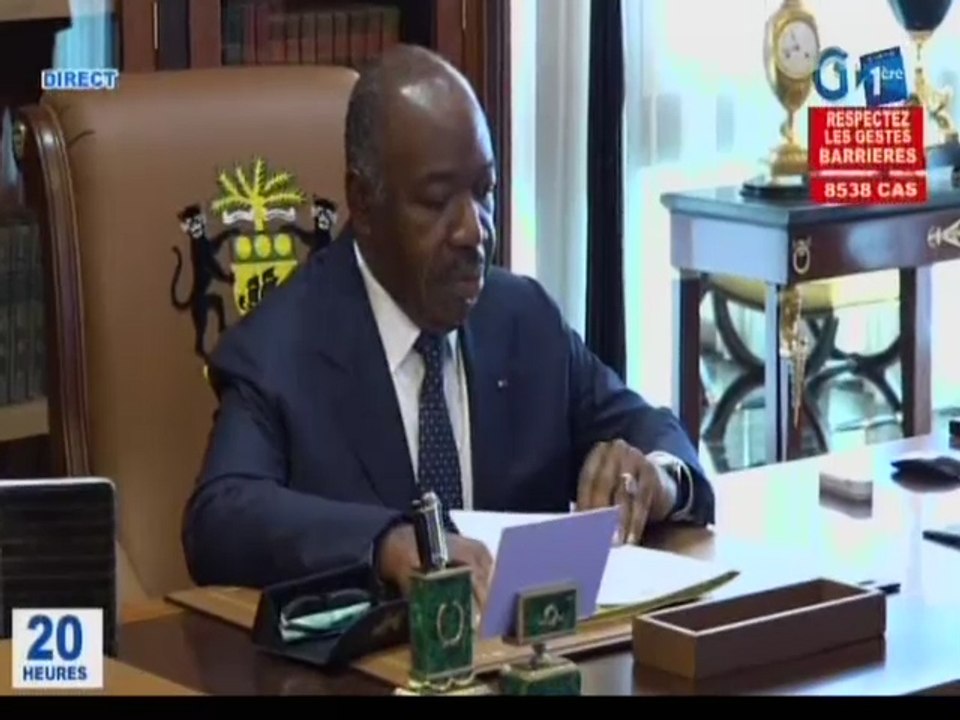 RTG / Conseil des Ministres ce Jeudi 3 Septembre 2020 présidé par le chef de l’Etat