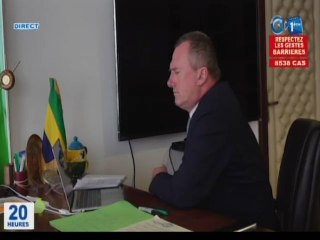 RTG  / Séance de travail en visioconférence du Ministre de l’environnement à l’initiative du gouvernement Japonais