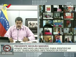 Pdte. Maduro: Hemos iniciado una lucha para identificar a los trabajadores infiltrados en PDVSA