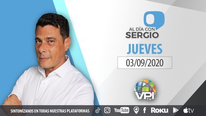 EN VIVO - Al Dia con Sergio Novelli - Jueves 3 de Septiembre