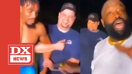 Rick Ross Gets A Kick Out Of Tasing Someone