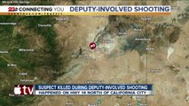 Suspect killed during deputy-involved shooting near California City