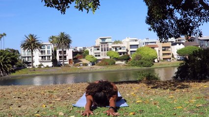 Young Girl Doing Yoga With Different Different Asanas.