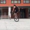 Guy Does Cool Spinning Tricks While Riding his Bike