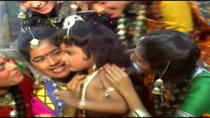 श्री कृष्ण ऊखल बंधन लीला _ Ramanand Sagar_माँ यशोदा ने श्री कृष्ण को ओखली से बांधा _Krishna bhakti serial