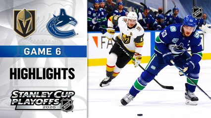 NHL Highlights | Golden Knights @ Canucks 9/03/2020
