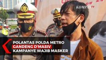 Polantas Polda Metro Gandeng DMASIV Kampanye Wajib Masker