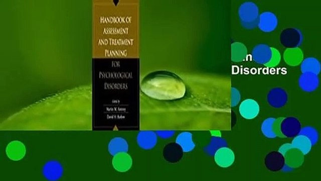 Full E-book Handbook of Assessment and Treatment Planning for Psychological Disorders Complete