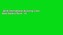 2018 International Building Code  Best Sellers Rank : #5