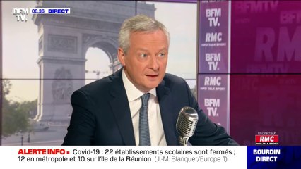 Bruno Le Maire estime que "nous aurons une récession un peu moins forte que prévu"