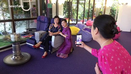 Thai Airways restaurant cafe made from spare plane parts to raise cash