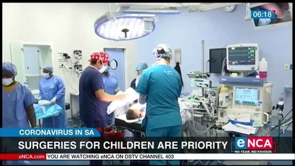 Surgeries for children are priority