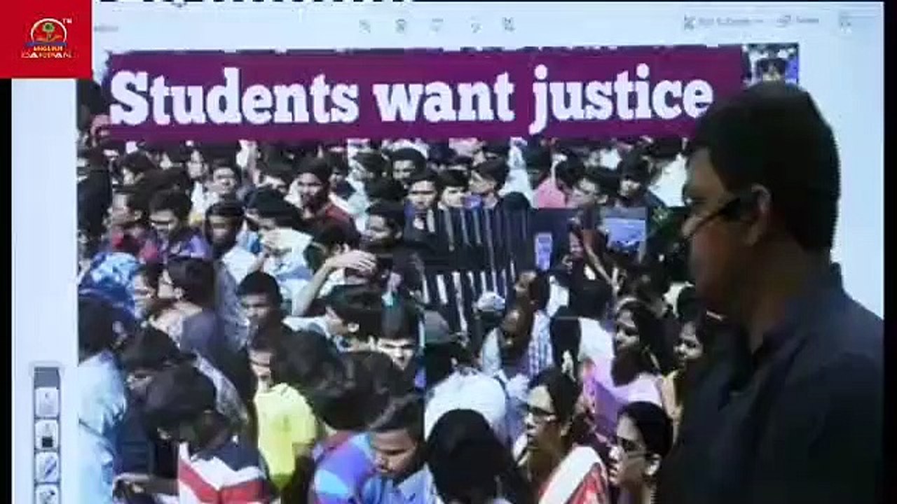 Students want justice.