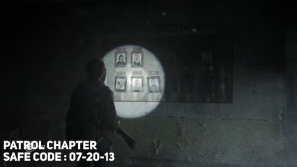 The last of us 2 ALL SAFE LOCATIONS AND COMBINATIONS