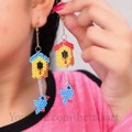 Fancy Girls! Daily Wear DIY Fruit Earrings Making At Home - For Designer Outfits