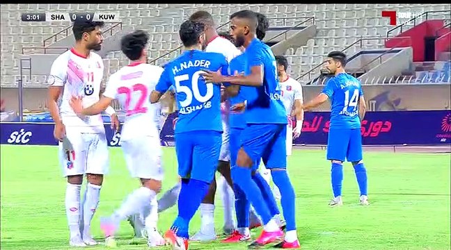 2020-09-03 مباراه نادي الكويت ونادي الشباب في ختام الدوري الكويتي الشوط الاول