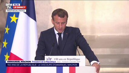 "Il ny aura jamais de place en France (...) pour ceux qui entendent imposer la loi d'un groupe": Emmanuel Macron annonce un projet de loi pour lutter contre le séparatisme