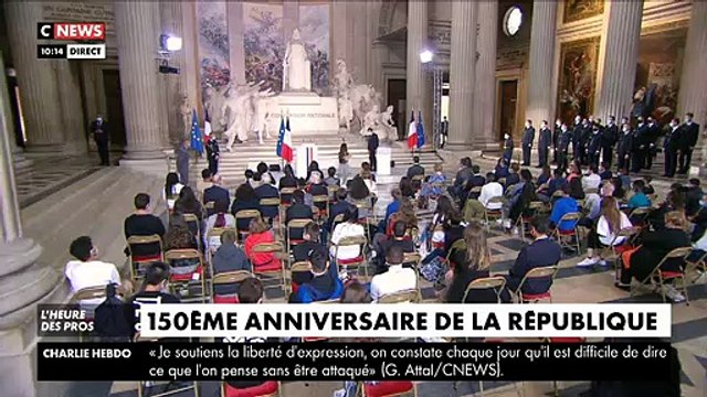 Regardez le discours du Président Emmanuel Macron depuis le Panthéon pour célébrer les 150 ans de la proclamation de la République - VIDEO