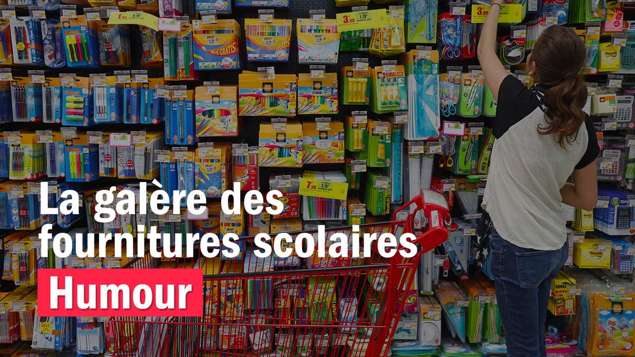 HUMOUR -  La galère des fournitures scolaires selon Héloïse Erignac