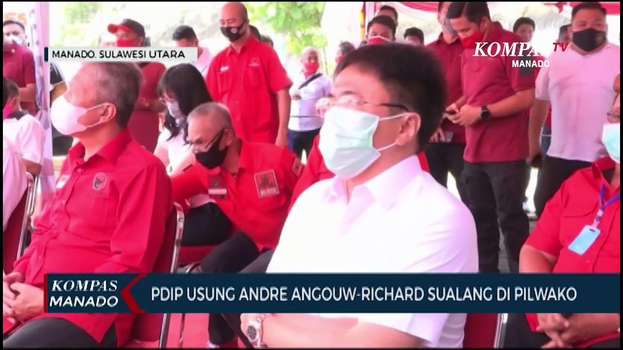 PDIP Usung Andre Angouw-Richard Sualang Di Pilwako