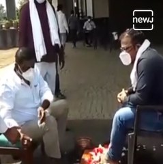 BJP MLC Suresh Dhas's Gandhigiri Video Goes Viral