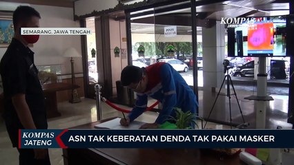 ASN Tak Keberatan Denda Tak Pakai Masker