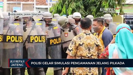 Polisi Gelar Simulasi Pengamanan Jelang Pilkada