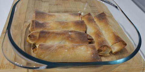 Cómo preparar rollitos de primavera caseros, paso a paso