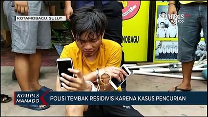 Polisi Tembak Residivis Karena Kasus Pencurian