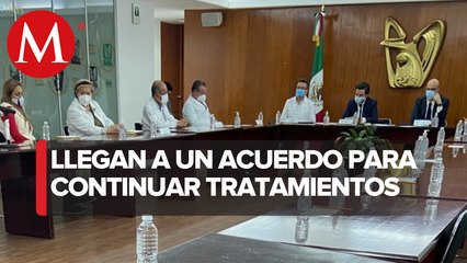 IMSS y padres de niños con cáncer acuerdan medidas para garantizar tratamientos