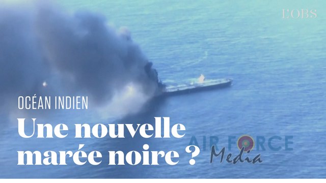 Un pétrolier est en feu au large du Sri Lanka menaçant les côtes d'une marée noire