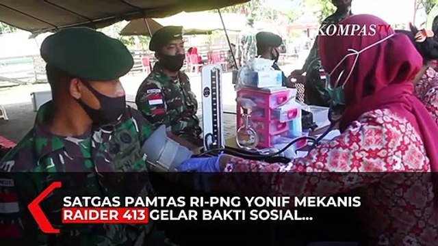 Satgas Yonif 413 Gelar Donor Darah Untuk Peringati HUT PMI