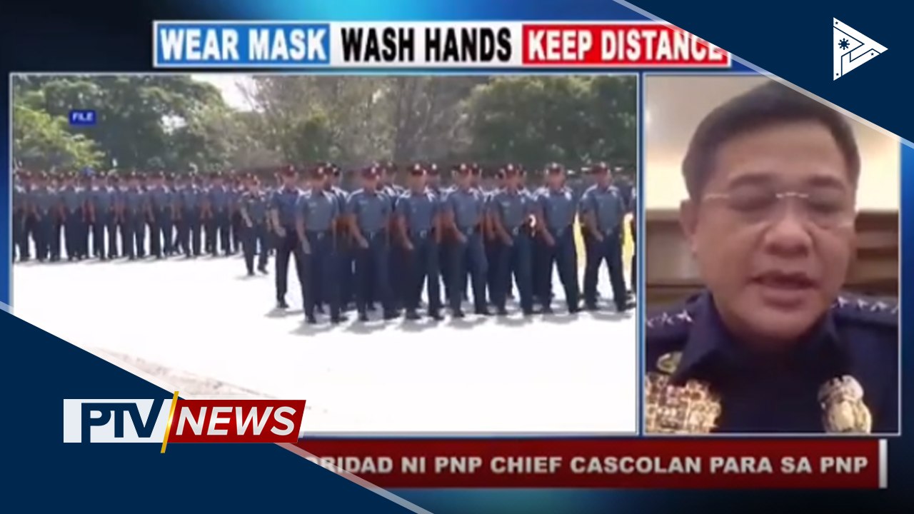 PNP Chief Cascolan: Walang malaking balasahan sa PNP; internal cleansing sa PNP, paiigtingin pa