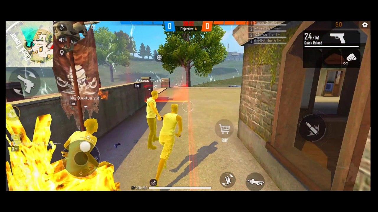 Free Fire Adam Challenge In Clash Squad | Happu Gaming | Garena Free Fire | PUBG Ban