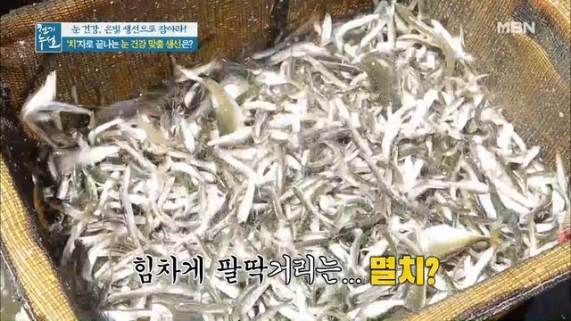 눈 건강 맞춤 생선은 바로 ☆멸치☆