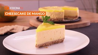 TARTA DE QUESO CON MANGO, una cheesecake ¡con delicioso sabor a mango!  - Cocinatis