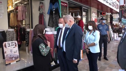 Vali Atik ve Başkan Zolan’dan korona virüs denetimi