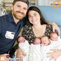Ils adoptent 4 frères et soeurs et attendent des quadruplés
