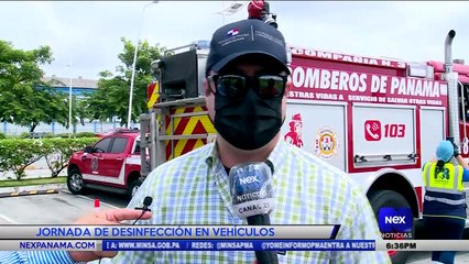 Jornada de desinfección en vehículos - Nex Noticias
