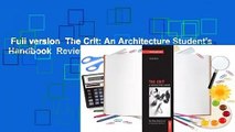 Full version  The Crit: An Architecture Student's Handbook  Review