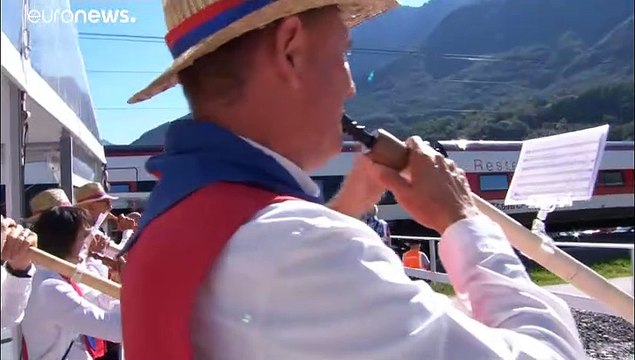 Suisse : inauguration du tunnel ferroviaire du Ceneri, dernier maillon d'un chantier pharaonique