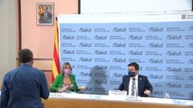 Aragonès y Vergés en rueda de prensa