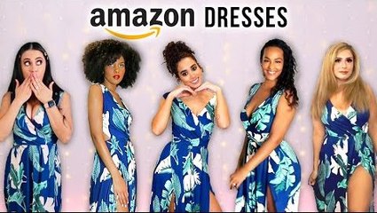 5 Women Try The Same Amazon Dresses!