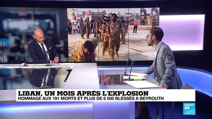 Un mois après l'explosion à Beyrouth, hommage aux 191 morts et plus de 6 500 blessés